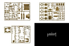 Italeri Plastic Model kit 1/35 Scale M6 GUN MOTOR CARRIAGE WC-55 #6555