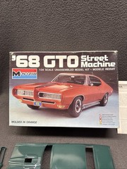 Monogram ’68 GTO Street Machine Model 1/24 Pontiac Started 2208 Goat Muscle Car