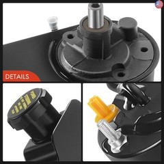 A-Premium Power Steering Pump with Reservoir Compatible with Chevrolet &