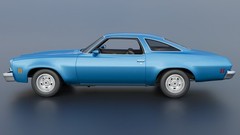 ABS-LIKE RESIN 3D PRINTED 1/25 1973 CHEVROLET CHEVELLE FULL KIT