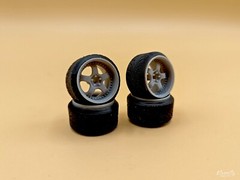 1/24 Work Wheels Meister S1 3D Print Wheels-US SELLER!