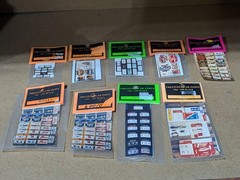 Prestons Car Parts – #3 – 1:24 Scale – Assorted License Plate Decals – NOS