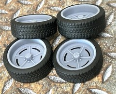 Resin 21/20 Inch: “US Mags Wildcat” Model car Wheels/Tires 1/24 1/25 scale