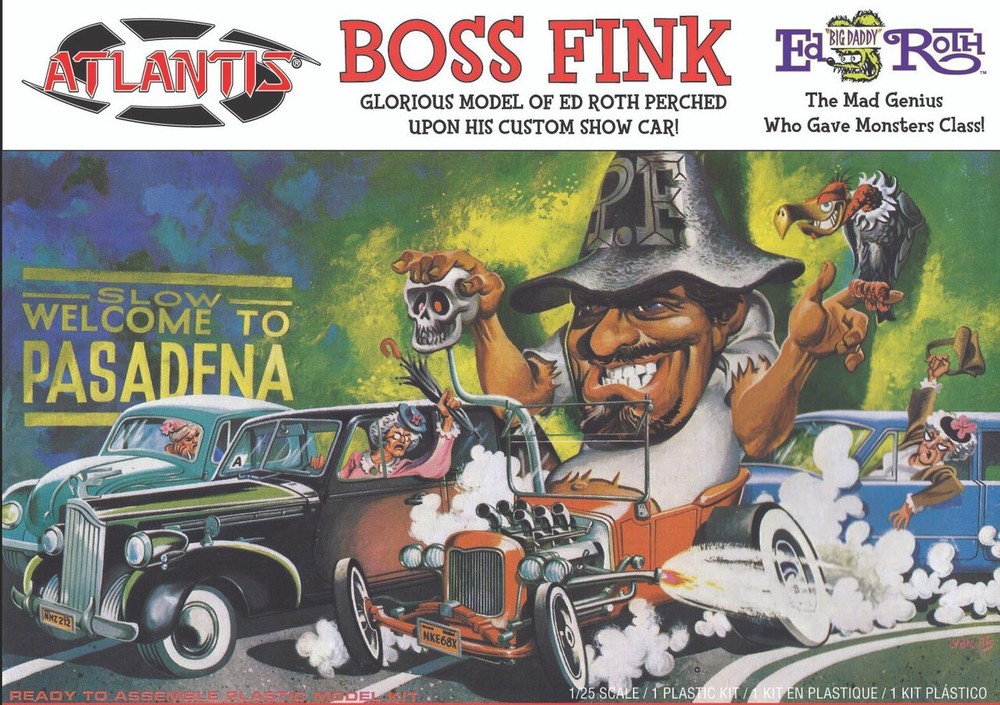 Ed Big Daddy Roth Boss Fink 1/25 Plastic Model kit Atlantis Models