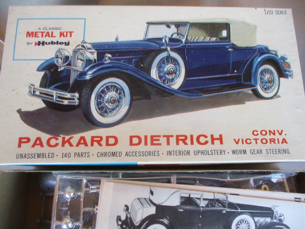 Hubley 4863 1930 Packard Dietrich Victoria, Factory Sealed Bags