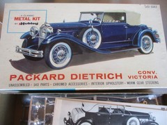 Hubley 4863 1930 Packard Dietrich Victoria, Factory Sealed Bags