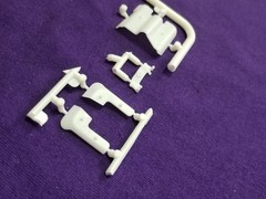 2021 Dodge Charger TRANSMISSION CROSSMEMBER & SHIELDS from 1:25 AMT Model Kit