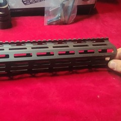 15″ Handguard Black and a hess bank truck