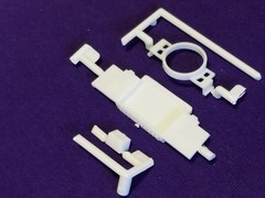 1961 Chevy Impala RADIATOR , SHROUD , BATTERY for Lindberg AMT 1:25 Model Kit 61