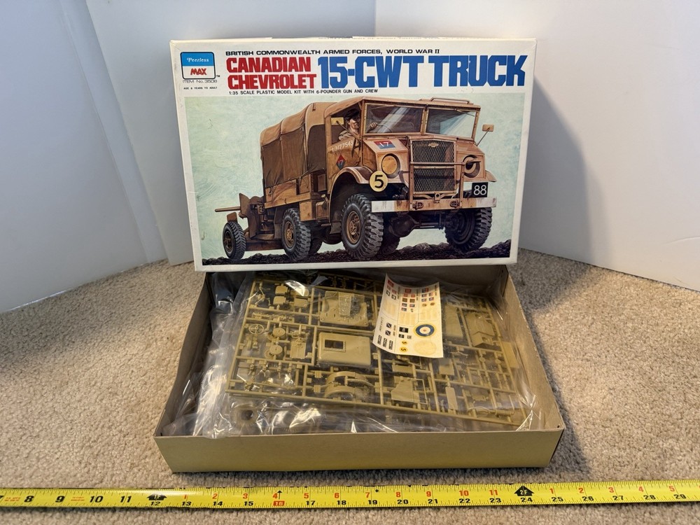 Peerless Max 3508 Canadian Chevrolet 15-CWT Military Truck NOS/New!