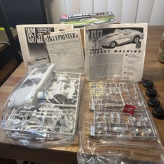 Mint in box 1957 Corvette Street Machine by AMT/ERTL In 1/25 scale from 1998