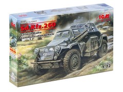 ICM 72431 – Sd.Kfz.260, German Radio Communication Vehicle – Scale Model Kit
