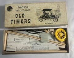 Vintage Hudson Miniatures 1911 Maxwell Old Timers Wood Model Kit 3/4 Scale