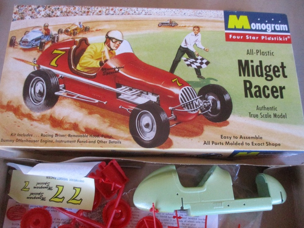 🏁 MONOGRAM P1 MIDGET RACER 1:24 1995 Issue BODY PAINTED MORE LISTED