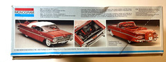 LOT OF 5 AMT REVELL MONOGRAM AND LINDBERG 1/25 SCALE MODEL KITS