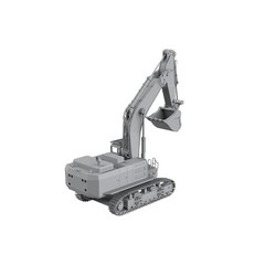 1/72 Miniature Military Scenery Crawler Excavator Construction Vehicle Digger