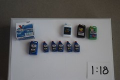  1/18  Scale Valvoline Automotive Oil products; Diorama Shop Austin’s Garage