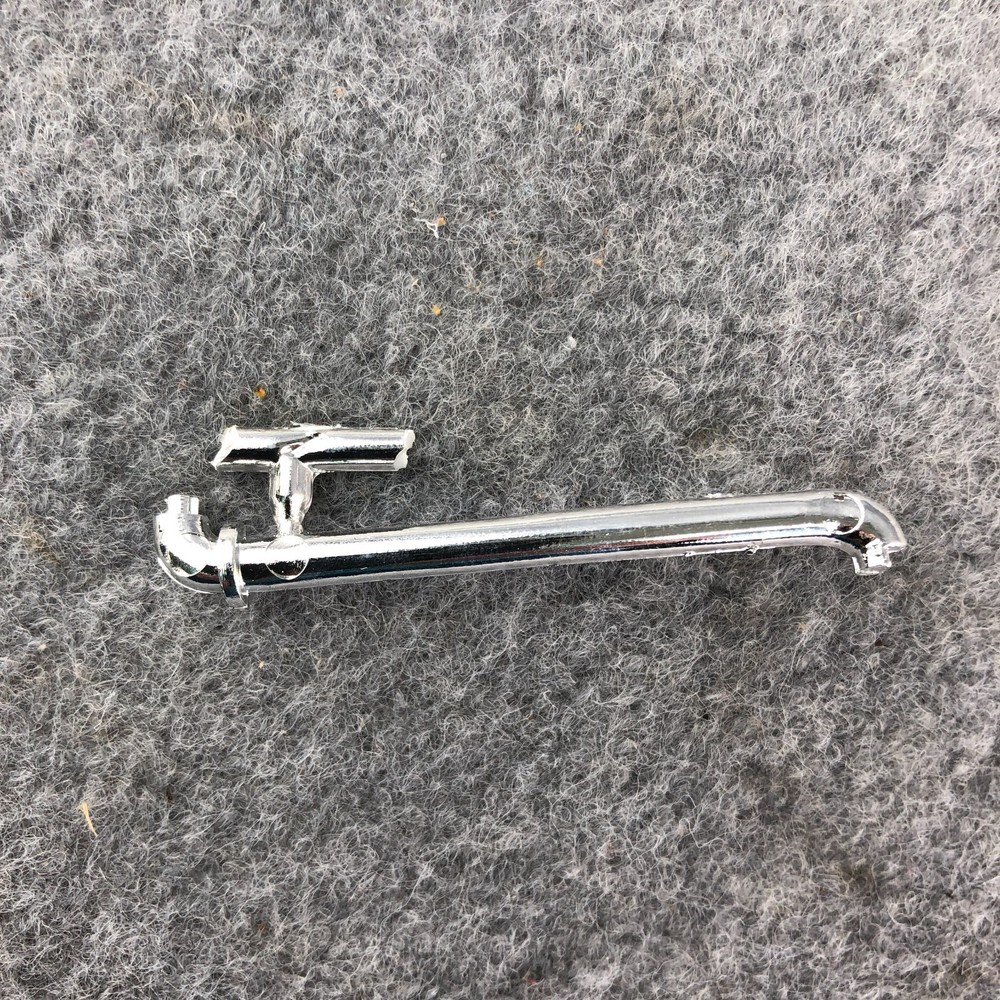 AMT T-512 6 Fruehauf Tanker Trailer Kitbash Parts Chrome Pipe Replacement Parts