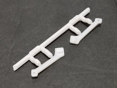 67 Shelby GT350 COWL BRACES from AMT 1:25 Model Kit 1967 Ford Mustang