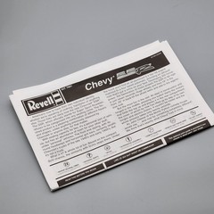 Revell 1/25 Chevy SSR Instruction Booklet Only