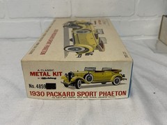 Hubley 1930 Packard Sport Phaeton Metal Model Kit in Clean Box 1/22 Scale