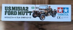 TAMIYA 35123 MILITARY MINIATURE US M151A2 FORD MUTT TruckUtility 1/4 Ton 4×4 Kit