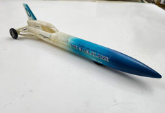 The Blue Flame Land Speed Natural Gas Rocket Car Promo Model Toy 1970s RARE!