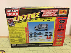 Maisto 1:27 2003 Hummer H2 Lifterz Sport Truck with extra parts