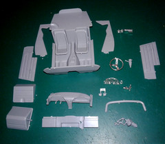 GRAND SPORT CORVETTE BODY,PHOTO ETCHED & DETAIL KIT,DECALS ,INTERIOR,GLASS,TRIM