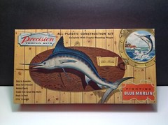 1985 Precision Trophy Kits XLINT COND – Fighting Blue Marlin  Kit No. F101-100