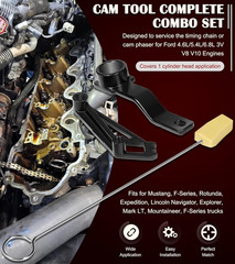 Camshaft Tool Complete Combo Set Fits for Ford 4.6L, 5.4L & 6.8L 3V Engines, In