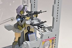 Little Armory LD010 shooting range A plastic model