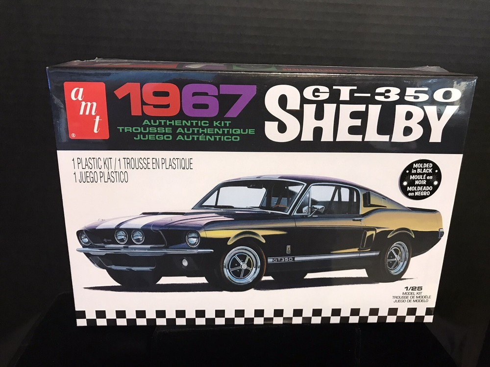 AMT 834M/12 1967 GT-350 SHELBY MODEL KIT-NIB-1/25 SCALE