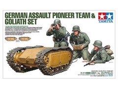 TAMIYA 35357 1:35 German Assault Pioneer Team & Goliath Set Plastic Model Kit