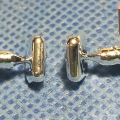 🌟 Rear Bumper Guards 1961 Jaguar XKE 1:24 Scale 1000s Model Car Parts 4 Sale