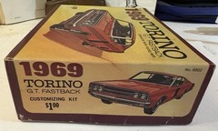1969 Release Palmer Plastics 1969 Torino Unbuilt !!