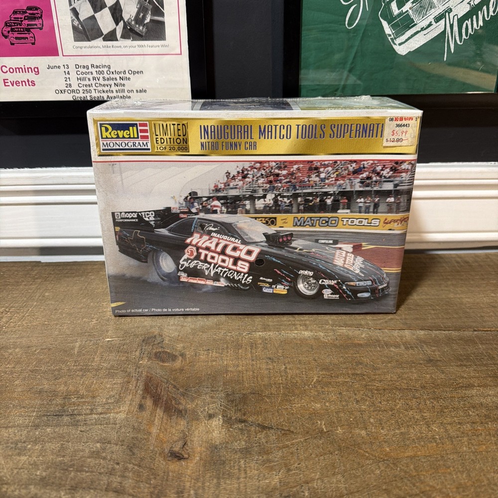 Revell Monogram Inaugural Matco Tools Supernationals Nitro Funny Car 85-0540 NEW