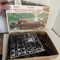Jo-Han Model Kit 1935 Mercedes-Benz 500k 1/25 Scale complete unbuilt