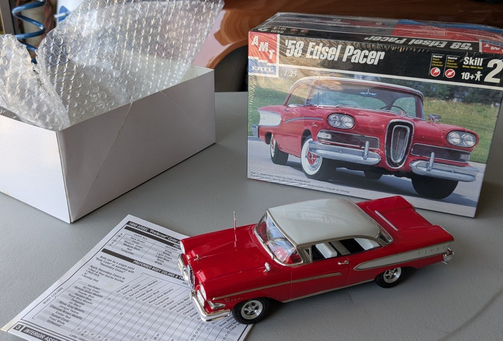 ’58 Edsel Pacer AMT Brand (Professionally Assembled Model Kit)