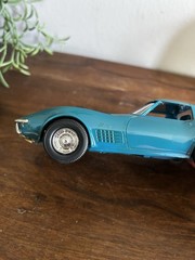 AMT ERTL 1970 Chevrolet Corvette LT-1 Mulsanne Blue Promo GM 6878 Vtg Reissue