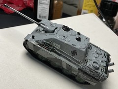 Hand Built WWII German Tank 4 Inches