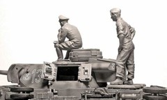 Master Box 3561 Rommel and German Tank Crew, DAK, WW II era 1/35