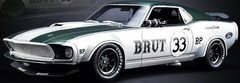 Mustang Ford 1 18 GT 12 Race Car Classic Custom Built Model 24 1967 1969 1970 40