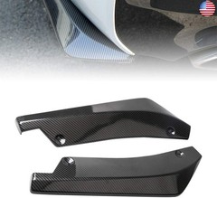 2Pcs Car Universal Rear Bumper Lip Diffuser Splitter Canard Protector Universal
