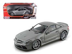 Motormax 79161GRY Mercedes SL65 AMG Black Series (R230) Grey 1/18