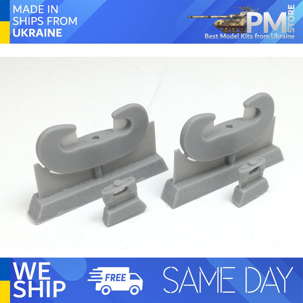 SBS 16005 1/16 Sd.Kfz. 171 ‘Panther’ G C-hooks (x2) Resin model kit