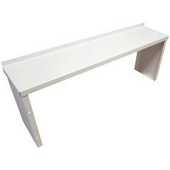 Classic Series 55 In. X 12 In. White Powder Coated Painted Steel Cellar Door Ext