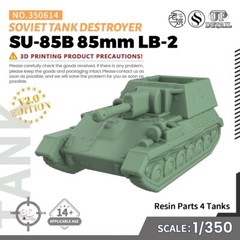 LaoYao 1:350 Military Model Kit Soviet SU-85B 85mm LB-2 Tank Destroyer