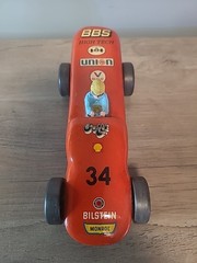 Vintage Pinewood Derby Race Car 1960s Racer Pro Decals