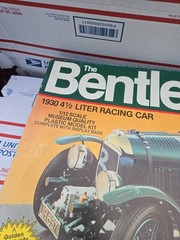 Vintage MPC 1930 Bentley 4 1/2 Litre Supercharged Model Kit,FOR PARTS OR REPAIR